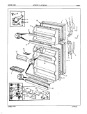 Part Location Diagram of 65151-144 Whirlpool TRIM, DOOR SHELF
