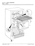 FREEZER COMPARTMENT Diagram and Parts List for UFF181 V5ZU30 Admiral Freezer