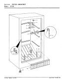 FREEZER COMPARTMENT Diagram and Parts List for UF210 V5ZU30 Admiral Freezer