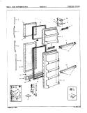 Part Location Diagram of 66461-1-WW Whirlpool NLAOUTER PANEL