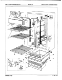 FRESH FOOD COMPARTMENT Diagram and Parts List for NNS227JA 8L35A Maytag Refrigerator