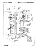 FREEZER COMPARTMENT Diagram and Parts List for NNS227JA 8L35A Maytag Refrigerator