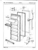FRESH FOOD DOOR Diagram and Parts List for NNS227JA 8L35A Maytag Refrigerator