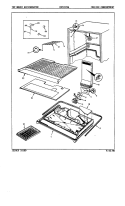 FREEZER COMPARTMENT Diagram and Parts List for CNT15TX6A 9D14A Crosley Refrigerator