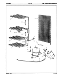 UNIT COMPARTMENT & SYSTEM Diagram and Parts List for HCF120 8V028 Hardwick Freezer
