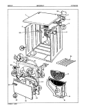 EXTERIOR (REV. A - D) Diagram and Parts List for HDG2005LP  Maytag Dryer