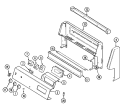 Part Location Diagram of 7703P641-60 Whirlpool PANEL