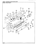 CONTROL PANEL Diagram and Parts List for 687AM-TKSAW  Admiral Range