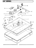 CONTROL SYSTEM Diagram and Parts List for 81FA-1  Magic Chef Cooktop