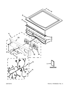 Part Location Diagram of WPW10251381 Whirlpool Knob