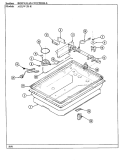 Part Location Diagram of 4011F122-80 Whirlpool NLABOTTOM, BURNER BOX