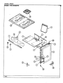 BODY Diagram and Parts List for 675AM-KSVW  Admiral Range