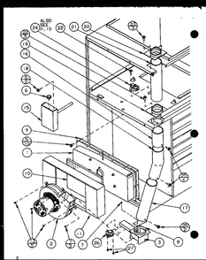 Part Location Diagram of D6996718 Whirlpool Collector box weld