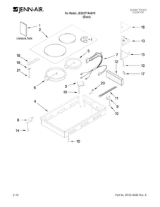 Part Location Diagram of 3801F915-51 Whirlpool BRACKET