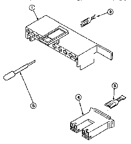 Mixing Valve And Motor Connection Blocks, Terminals Diagram and Parts List for LW8363W2 PLW8363W2B Amana Washer
