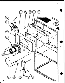 Section 10 Diagram and Parts List for GHI140A35 P6983108F Amana Heater