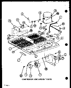 Section 8 Diagram and Parts List for BR20N-P7812526W  Amana Refrigerator