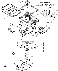 Base Assembly Diagram and Parts List for 11624894  Kenmore Filters & Accessories