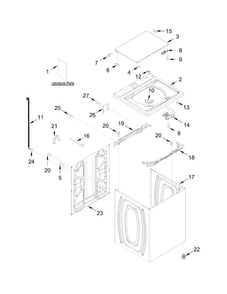 Part Location Diagram of W10063037 Maytag Energy guide