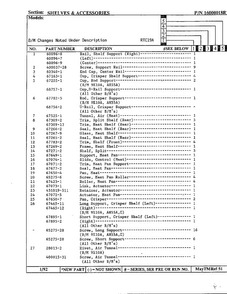 Shelves And Accessories Page 2 Diagram and Parts List for 19694  Maytag Refrigerator