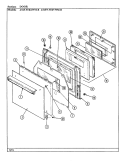 OVEN Diagram and Parts List for A54FN-5TKVWM-R  Admiral Microwave Oven Combo