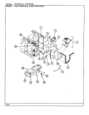 INTERNAL CONTROLS Diagram and Parts List for A54FN-5TKVWM-R  Admiral Microwave Oven Combo