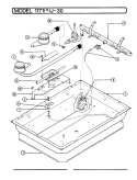 Part Location Diagram of 7101P043-60 Whirlpool USE WPL 3400023