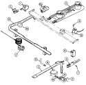 CONTROL SYSTEM Diagram and Parts List for A3131WRW  Admiral Range