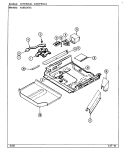 INTERNAL CONTROLS Diagram and Parts List for A5898XRB  Admiral Range
