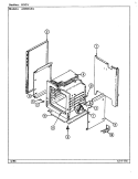 BODY Diagram and Parts List for A5898XRB  Admiral Range