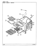 OVEN Diagram and Parts List for A5898XRB  Admiral Range