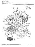 OVEN Diagram and Parts List for A64HN-4TKVW-R  Admiral Range