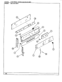 CONTROL PANEL Diagram and Parts List for 686AM-CKSV  Admiral Range