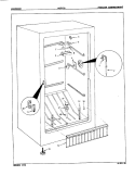 FREEZER COMPARTMENT Diagram and Parts List for HCF170 8V027 Hardwick Freezer