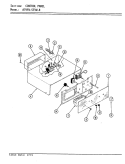 CONTROL PANEL Diagram and Parts List for A79FN-5EVW-R  Admiral Wall Oven