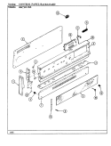 Part Location Diagram of 2620W053-90 Whirlpool BACKGUARD PANEL