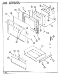 DOOR \ DRAWER Diagram and Parts List for 686AM-TKS  Admiral Range