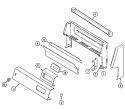 CONTROL PANEL Diagram and Parts List for N3177XUA  Norge Range