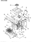 BODY Diagram and Parts List for 675AJ-KVW  Admiral Range