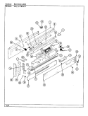 CONTROL PANEL Diagram and Parts List for 687AJ-TKSAW  Admiral Range