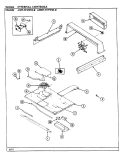 INTERNAL CONTROLS Diagram and Parts List for A59FN-5TVWM-R  Admiral Microwave Oven Combo