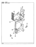 BODY Diagram and Parts List for 666WJ-THVW  Admiral Range