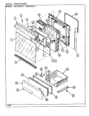 DOOR / DRAWER (A3231XRx) Diagram and Parts List for A3231XRA  Admiral Range