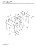Part Location Diagram of WP7212P007-60 Whirlpool Range Vertical Side Door Seal