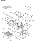 BODY Diagram and Parts List for 676AJ-KSVW  Admiral Range