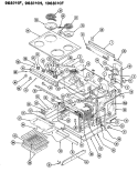 Part Location Diagram of WP3191454 Whirlpool Surface Burner Element - 8 Inch