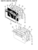 Part Location Diagram of 2401A043 Whirlpool PANEL, OVEN DOOR