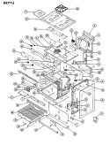 CONTROL SYSTEM Diagram and Parts List for 687WJ-EKZW  Admiral Range