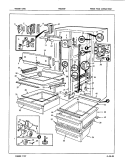FRESH FOOD COMPARTMENT Diagram and Parts List for PNS24H9A 7L49A Admiral Refrigerator