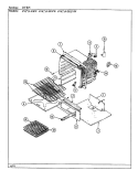 BODY / CONTROL PANEL / TOP ASSY. Diagram and Parts List for 674AJ-EKVW  Admiral Range